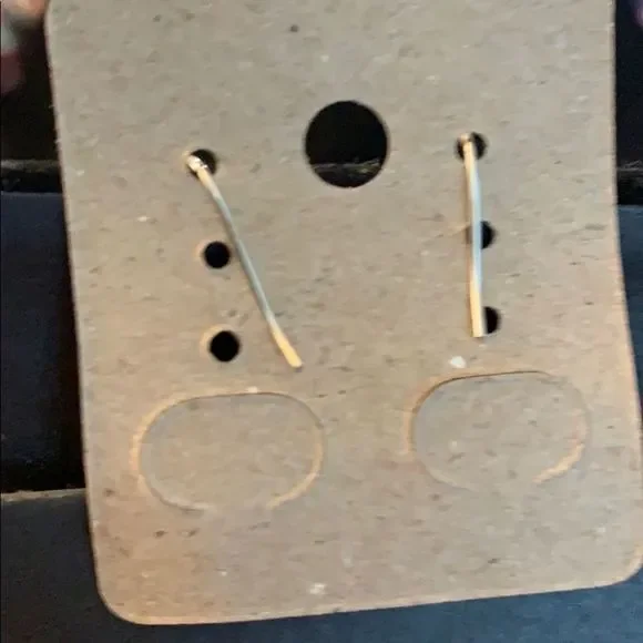 Chocolate donut kids earrings with sprinkles - Picture 3 of 3